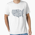 USA Flag Tee Shirt for Women and man Memorial Day Gift T Shirt Casual Short Sleeve American Proud Tops by badr09
