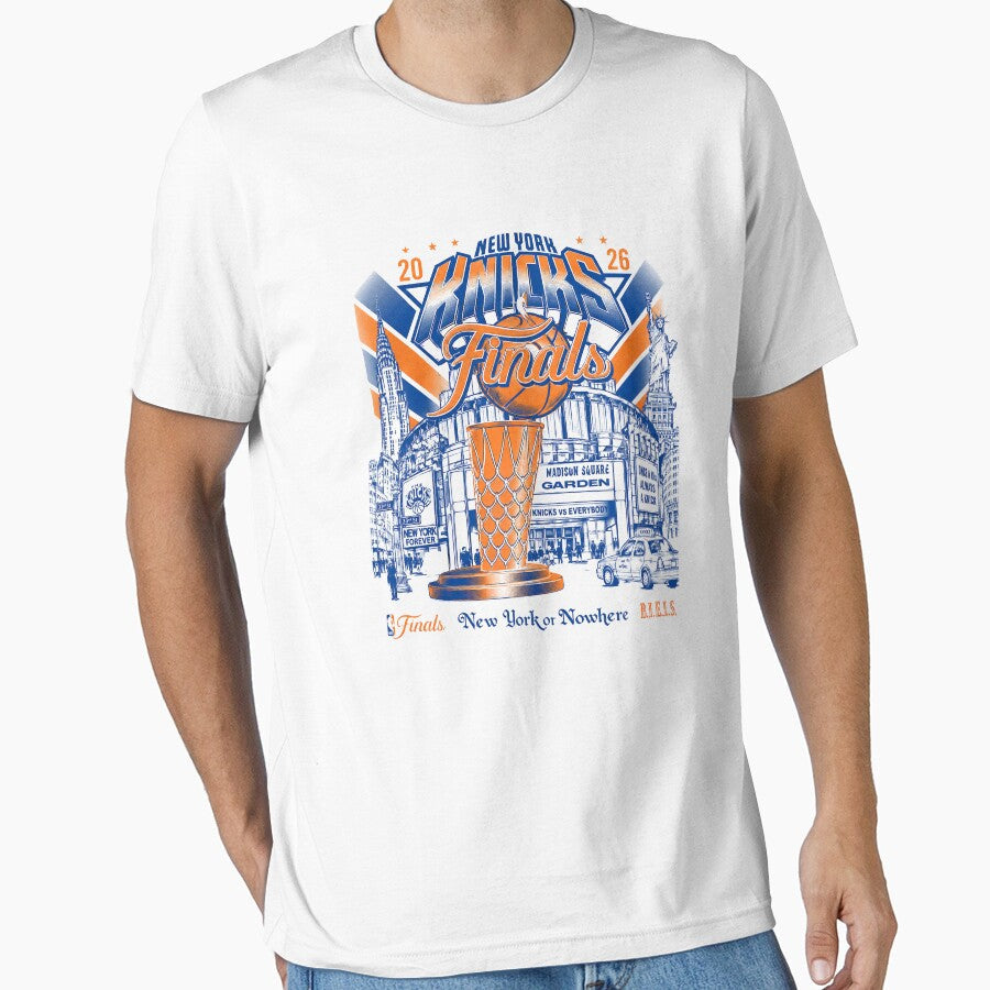 Knicks 2026 NBA Finals by PinkiesArts Unisex , , , Long Sleeve Tee