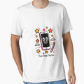 Your Ideas Matter – Happy Mobile Tee by EcoArtTees Unisex , , , Long Sleeve Tee
