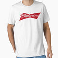 Vintage Chudweiser Logo Parody Beer Lover Retro Graphic by jinajinawoodood Unisex , , , Long Sleeve Tee