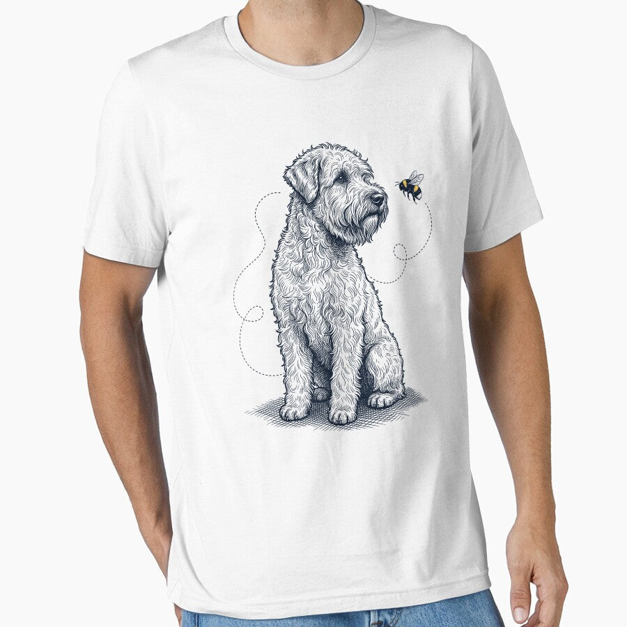 Soft Coated Wheaten Terrier Bumble Bee Honeybee Dog Lover by Kimberley King Art King Art Unisex , , , Long Sleeve Tee