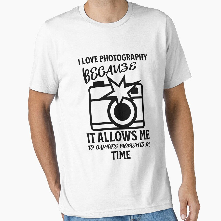 I love photography because it allows me to capture moments in time by Buyfastcart Unisex , , , Long Sleeve Tee