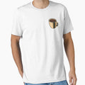 Gold Cup of Black Coffee Illustration | Coffee Lovers Cup Illustration by Time4Coffee