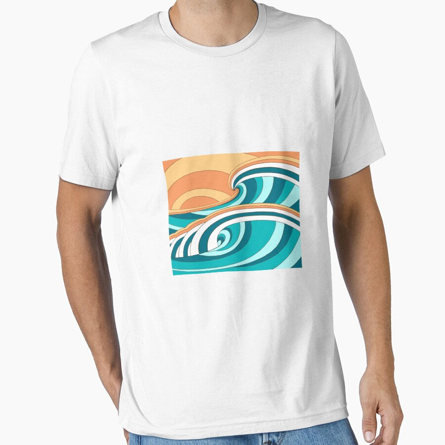 waves by tashavictoria Unisex , , , Long Sleeve Tee