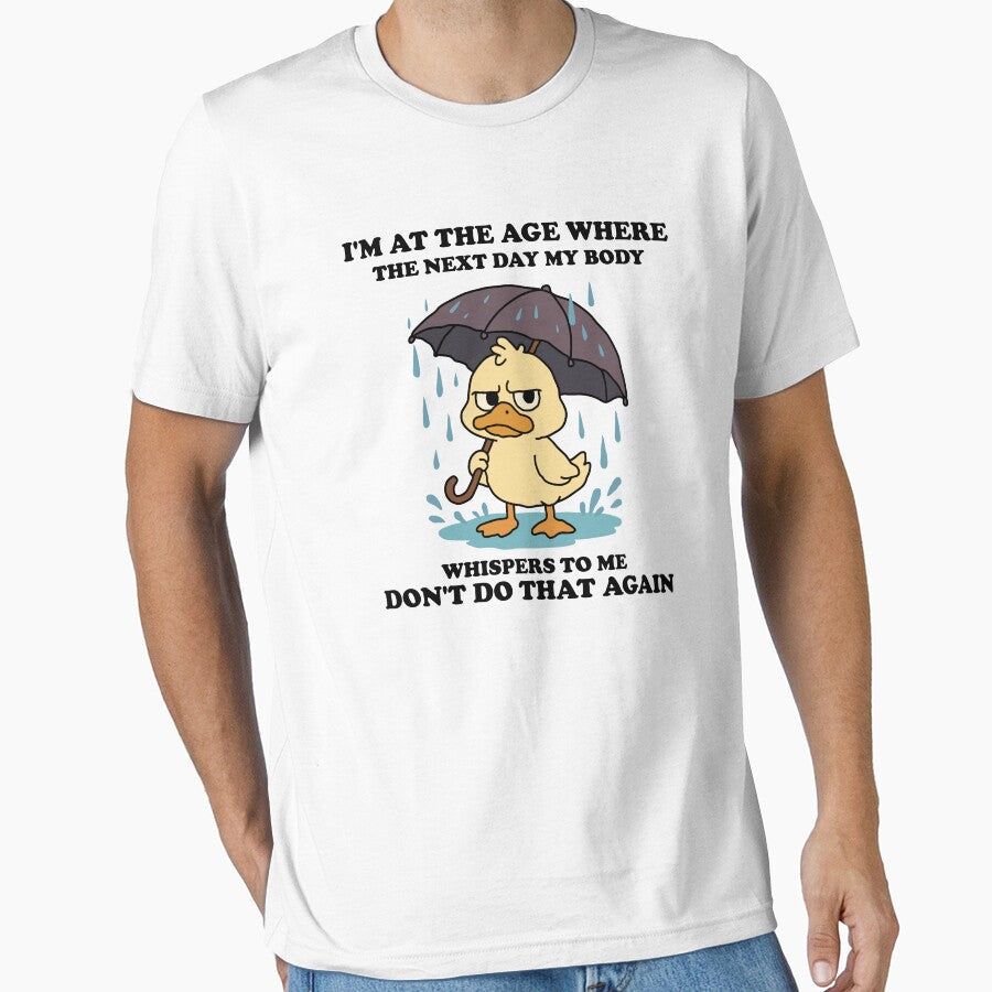 I'm At The Age Where The Next Day My Body by NQArtist Unisex , , , Long Sleeve Tee