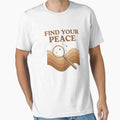 Find Your Peace – 70s Minimal Wave Pattern in Soft Earth Tones by DaEeX