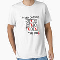 Think Outside the Box Tick Tac Toe by 0ffTh3Cuff Unisex , , , Long Sleeve Tee