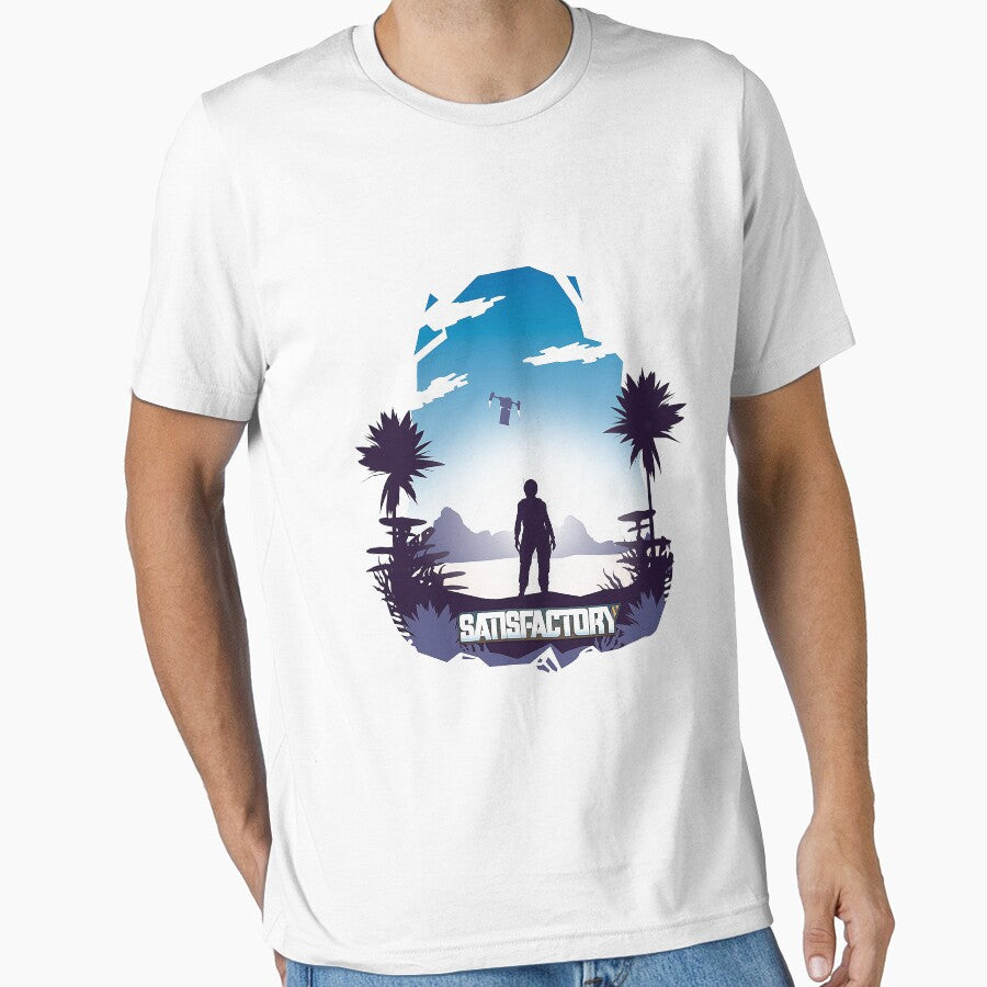 Satisfactory Game by NasoYaslo Unisex , , , Long Sleeve Tee