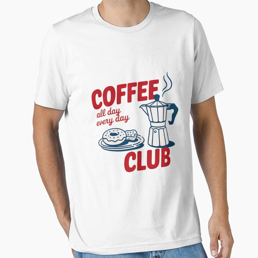 Coffee Club Coffee For Coffee Lover Men Women by RatCurry Unisex , , , Long Sleeve Tee