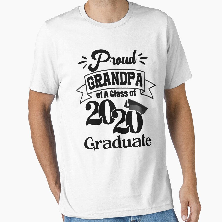 Copy of Proud dad of a 2020 graduate- Graduate - men's Graduation Gifts under 25 for college or high school grad- Crew neck by YouHappyMyHappy