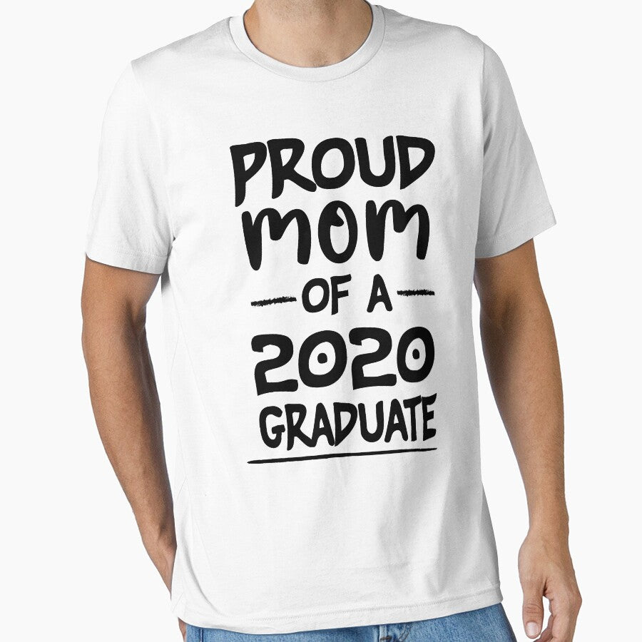 Proud mom of a 2020 graduate- Graduate - Women's Graduation Gifts under 25 for college or high school grad- Crew neck by Noussairox