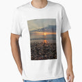 Rocks-with-the-Sunset-Premium by TyroneOMiller1 Unisex , , , Long Sleeve Tee