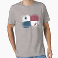 Panama Flag Distressed Print by KimTee