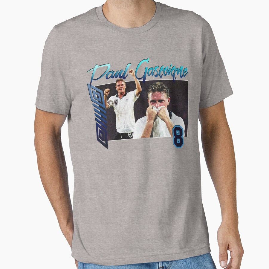 Paul Gascoigne 90s Tee by JDempzz Unisex , , , Long Sleeve Tee