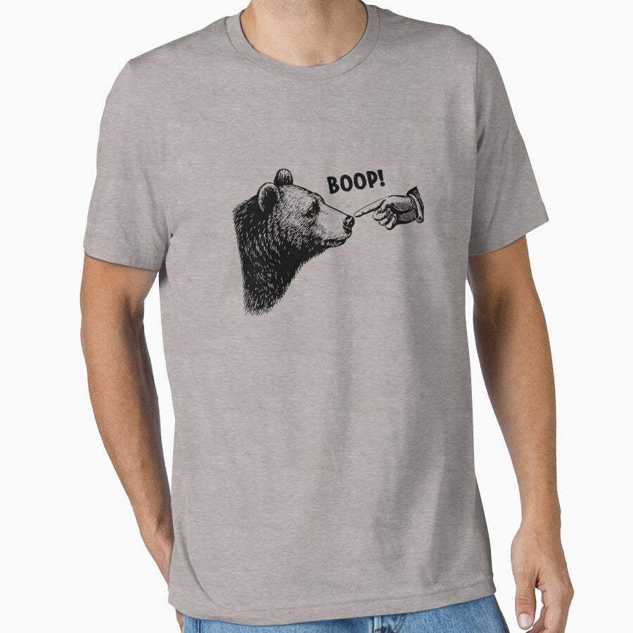 Boop Bear - Bear Lover Gift by ruinzahelva Unisex , , , Long Sleeve Tee