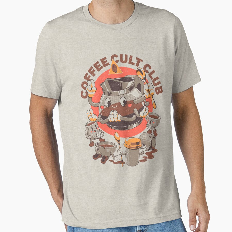 Holy Coffee Club by Ilustrata® Unisex , , , Long Sleeve Tee