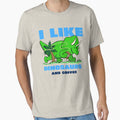 I like dinosaurs and coffee by ImaginarStore Unisex , , , Long Sleeve Tee