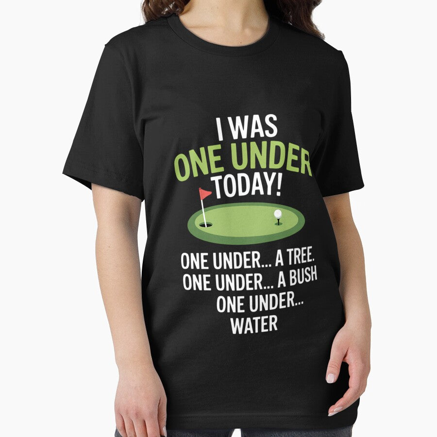 I was One Under Today - Golfer Golf Lover Golfing by AsteriskDatBArt Unisex , , , Long Sleeve Tee
