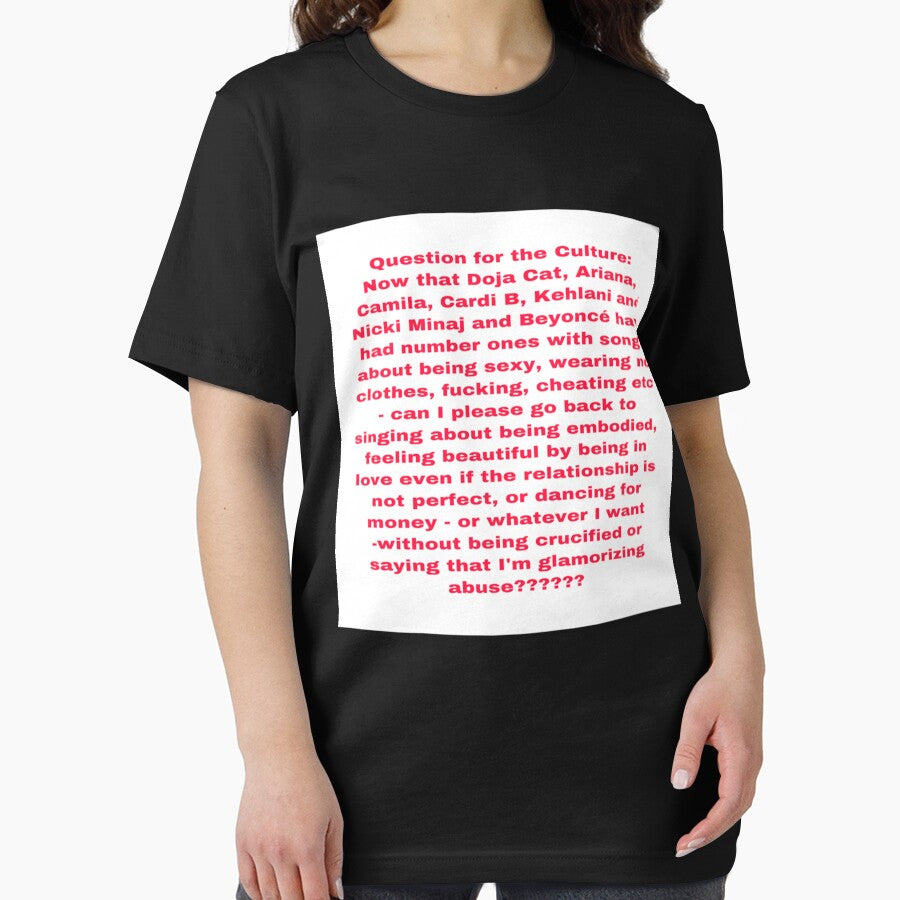 question for the culture Premium Scoop by PattySweeney Unisex , , , Long Sleeve Tee