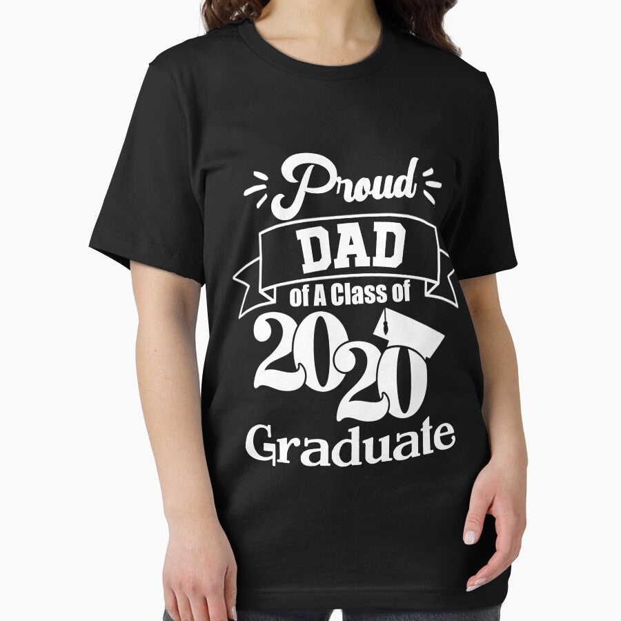 Proud dad of a 2020 graduate- Graduate - men's Graduation Gifts under 25 for college or high school grad- Crew neck by YouHappyMyHappy