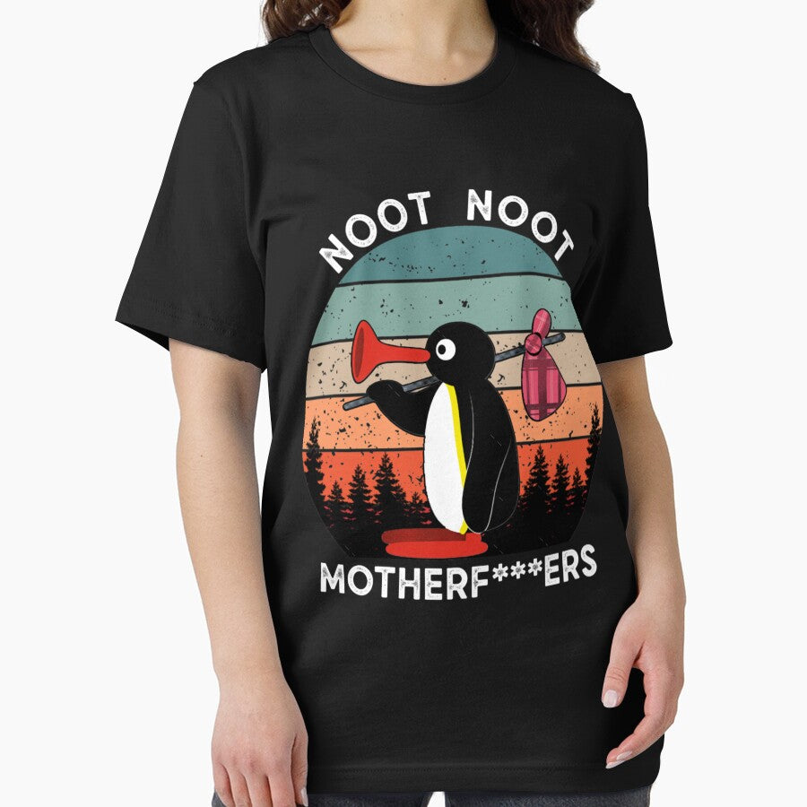 Noot Noot Pingu Retro by EvieZemlakghj Unisex , , , Long Sleeve Tee