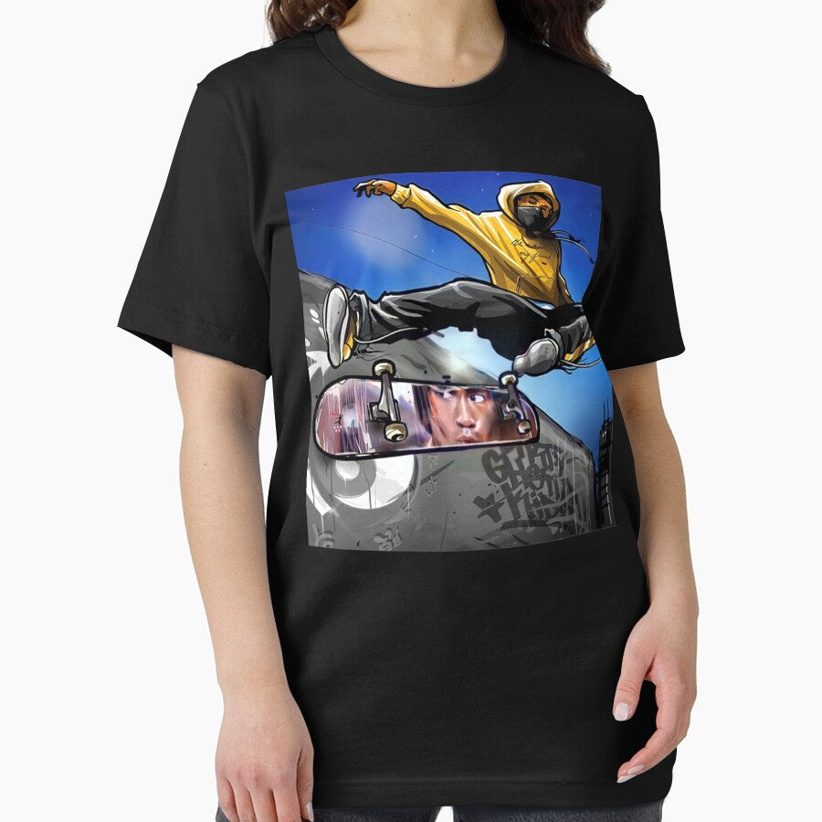 Be Water My Friend Skating Long Sleeve by claudettefjch Unisex , , , Long Sleeve Tee