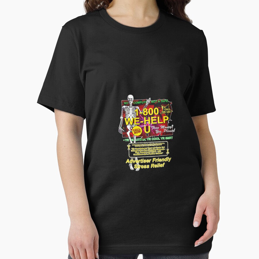 1 800 WE HELP U Premium by JacintoLeffler Unisex , , , Long Sleeve Tee