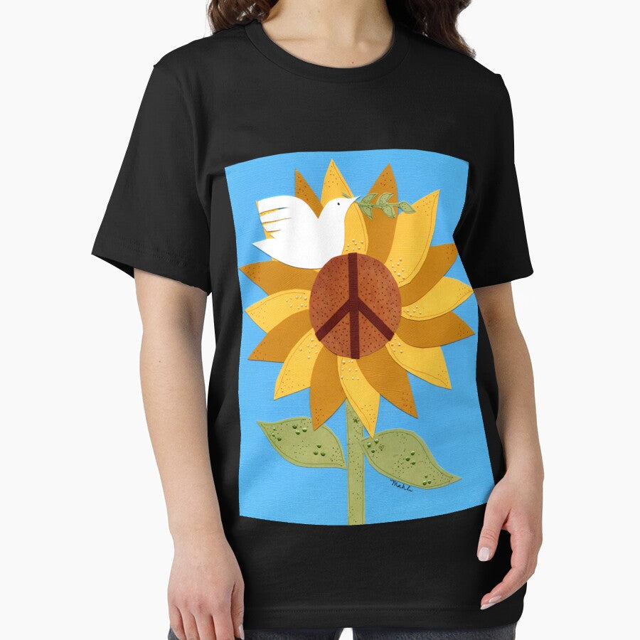 Sunflower Peace Premium by TerriMichelle3 Unisex , , , Long Sleeve Tee