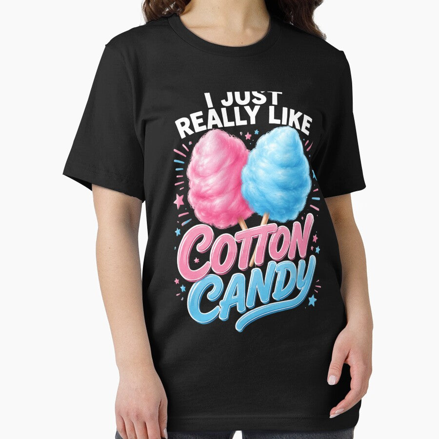 I Just Really Like Cotton Candy Sweet Treat Fan by FormalDehyena Unisex , , , Long Sleeve Tee