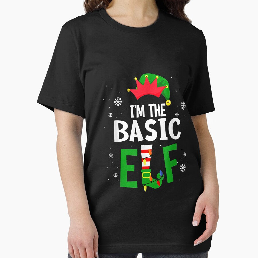 I'm The Basic Elf Matching Family Group Christmas by virnmjan Unisex , , , Long Sleeve Tee