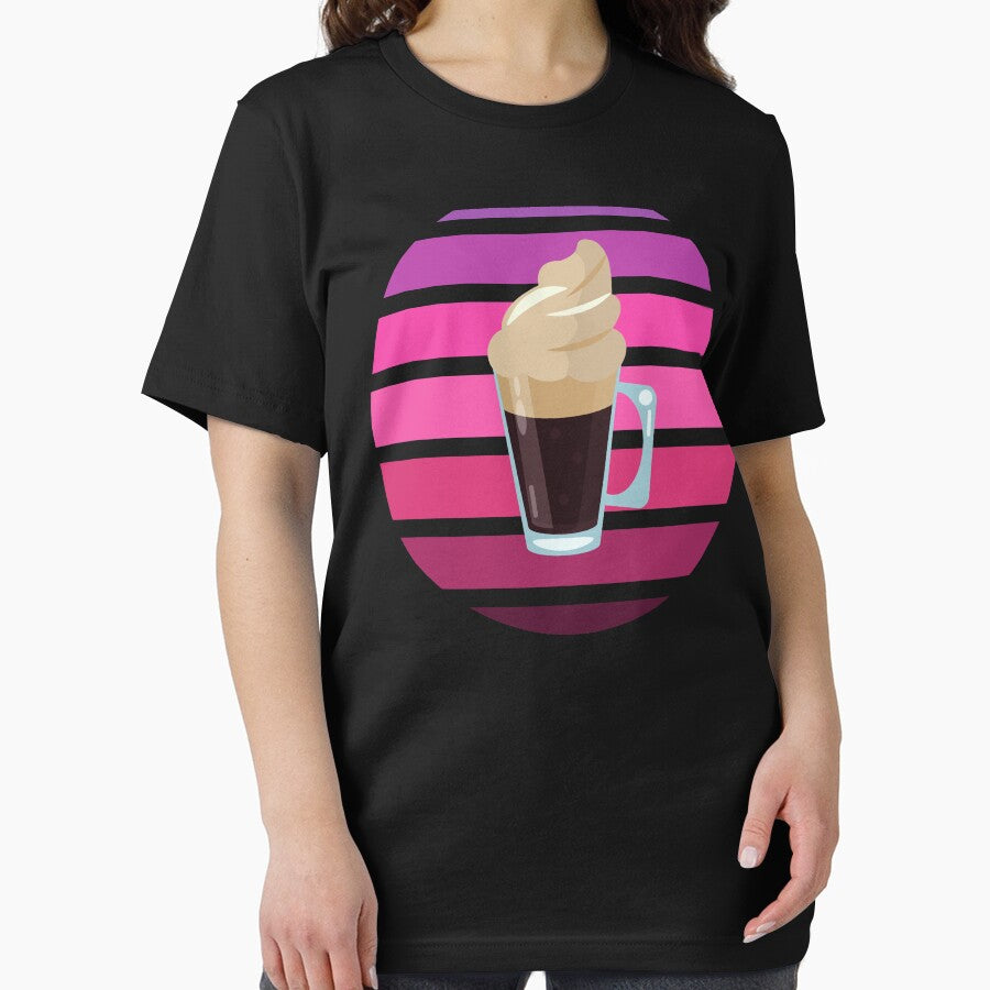 Coffee Vintage Retro Sunset by crazycoffeefan Unisex , , , Long Sleeve Tee