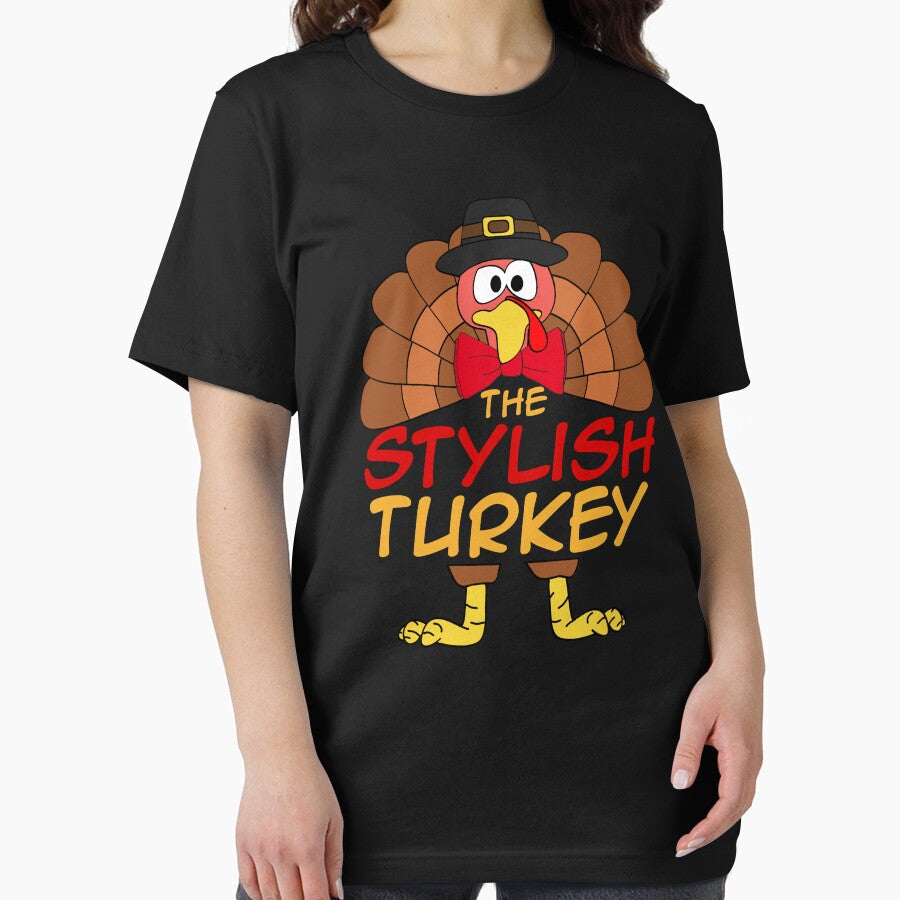 The Stylish Turkey Thanksgiving Family Matching Outfits Group Attire by onicon Unisex , , , Long Sleeve Tee