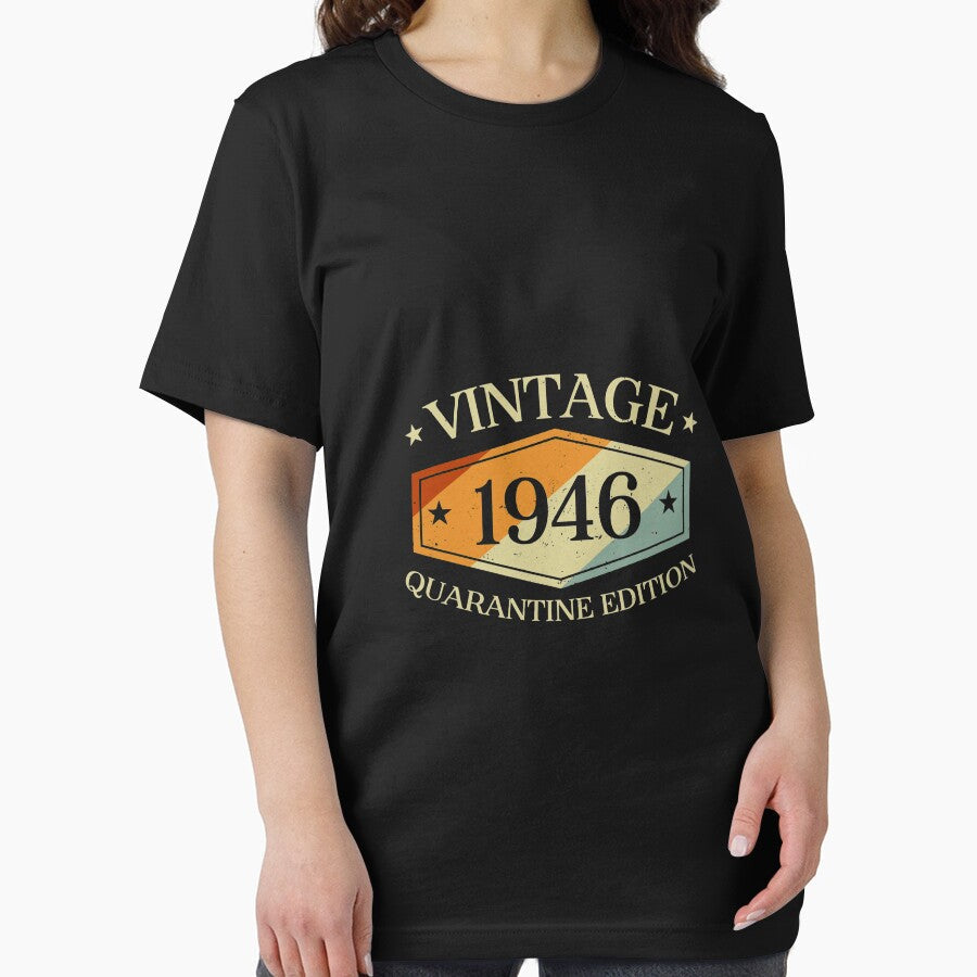 74 Years Old 74th Birthday Gift 1946 Quarantine Edition Long Sleeve by kimbowen43 Unisex , , , Long Sleeve Tee