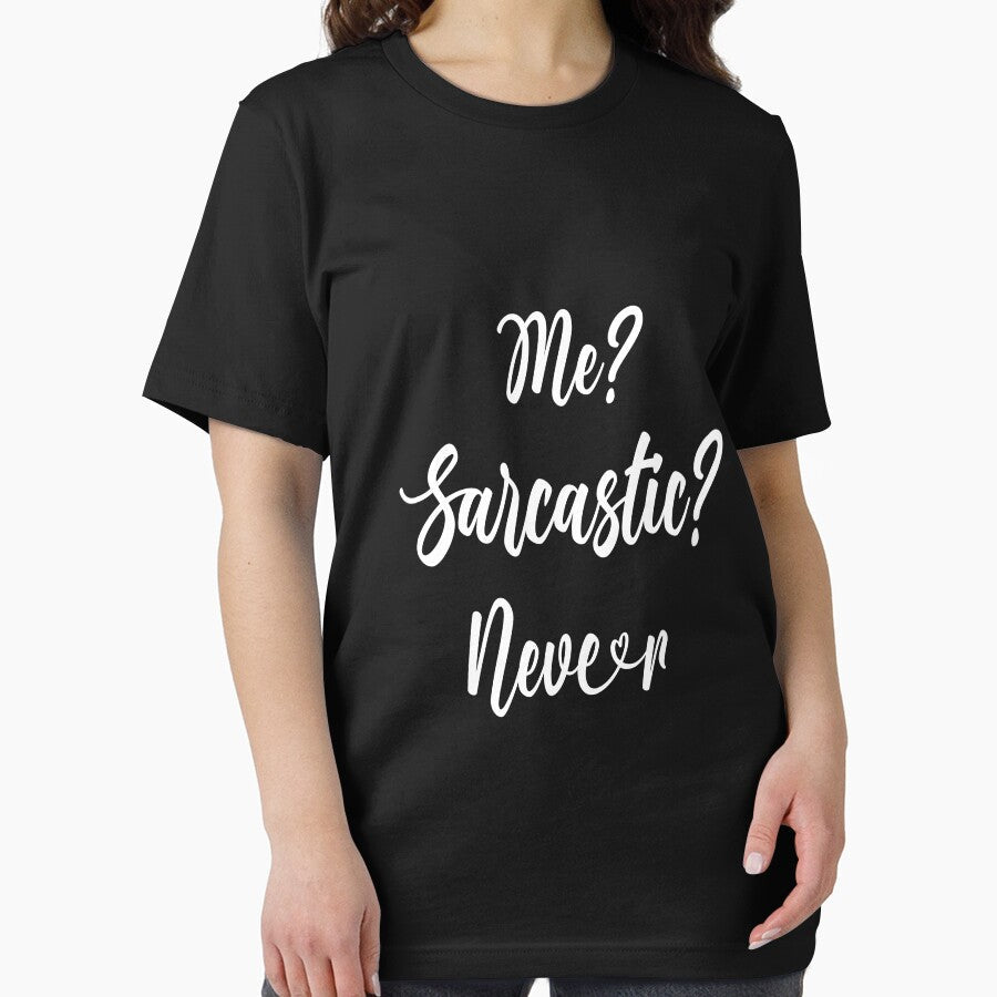 Me? Sarcastic? Never Classic by tangershop1 Unisex , , , Long Sleeve Tee