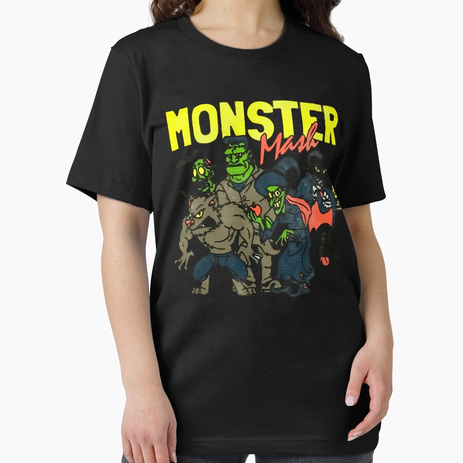 Retro Halloween Comfort Colors shirt, Monster Mash TShirt, Vintage Ghost Halloween t-Shirt, Monster Tee, Retro Fall Top, Fall Shirt by Anto0fficial