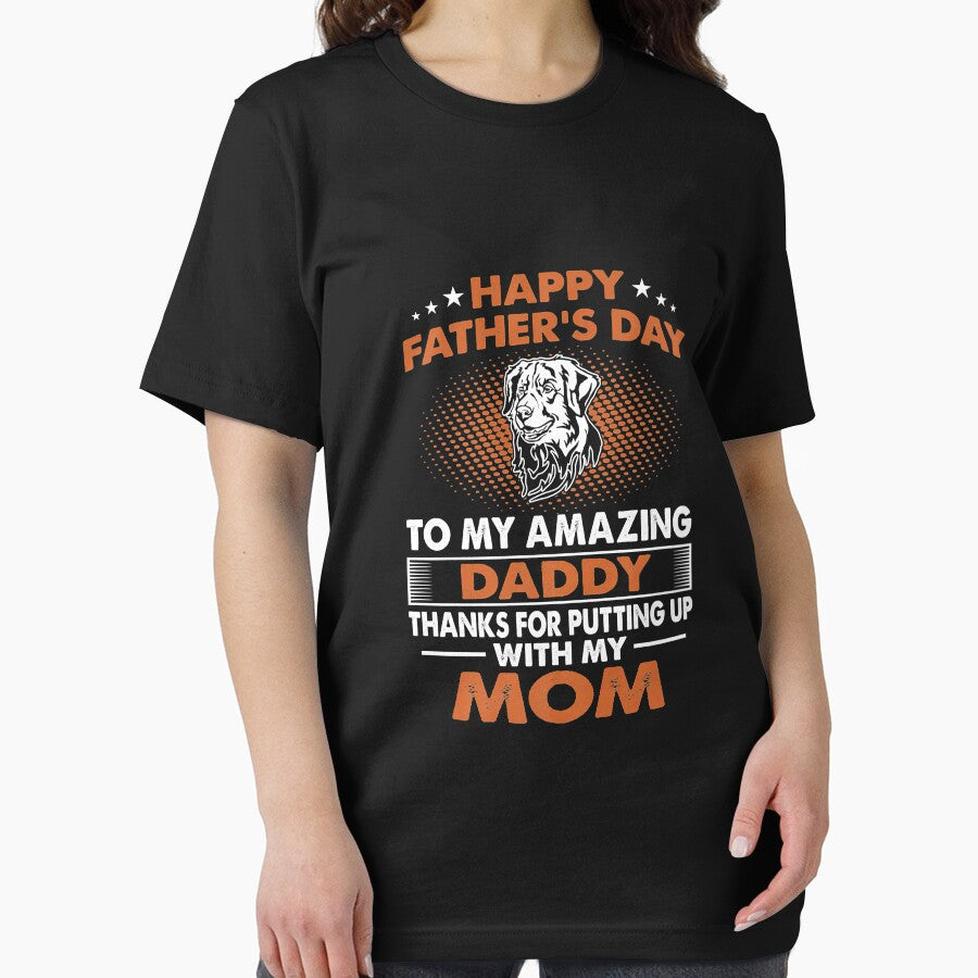 Mens Nova Scotia Duck Tolling Retriever Dog Dad Happy Fathers Day Premium by ignacbaldw Unisex , , , Long Sleeve Tee