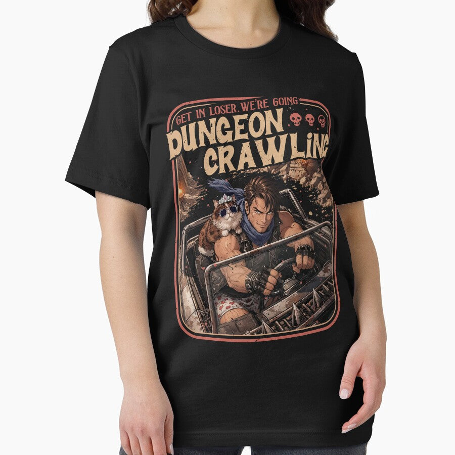Get in Loser We're Going Dungeon Crawling by hodgetronix Unisex , , , Long Sleeve Tee