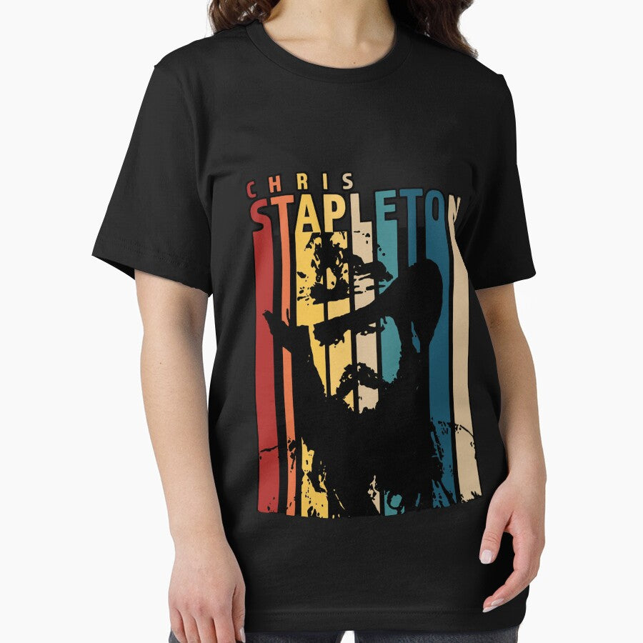 Chris Stapleton Retro Vintage by jadonz Unisex , , , Long Sleeve Tee