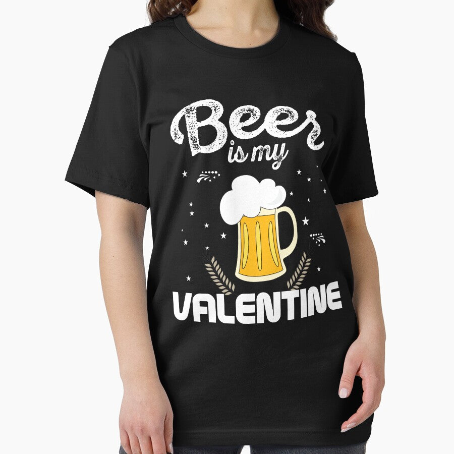 Beer Is My Valentine by TopDawgDesigns Unisex , , , Long Sleeve Tee