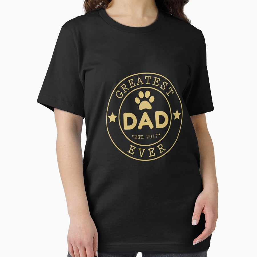 Funny Dog Dad Long Sleeve Animal Dog Owner Gift by BeersFerdinand Unisex , , , Long Sleeve Tee