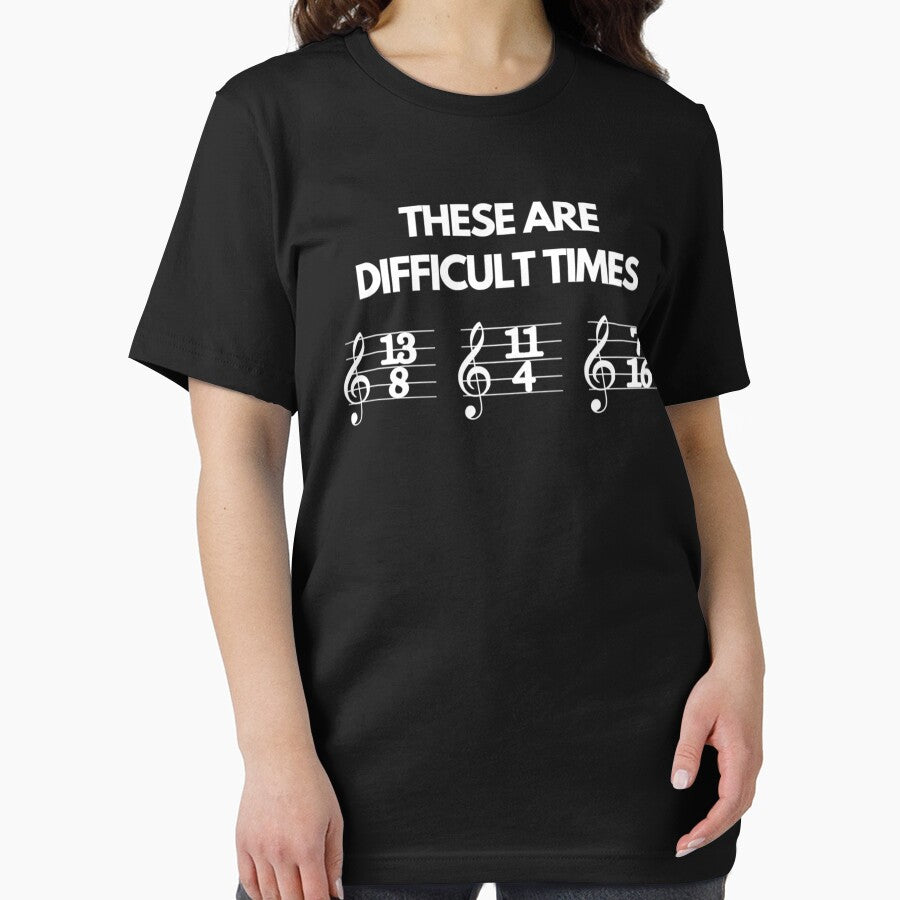 These Are Difficult Times Funny Musician Teacher Pun by NicoleBurnett2