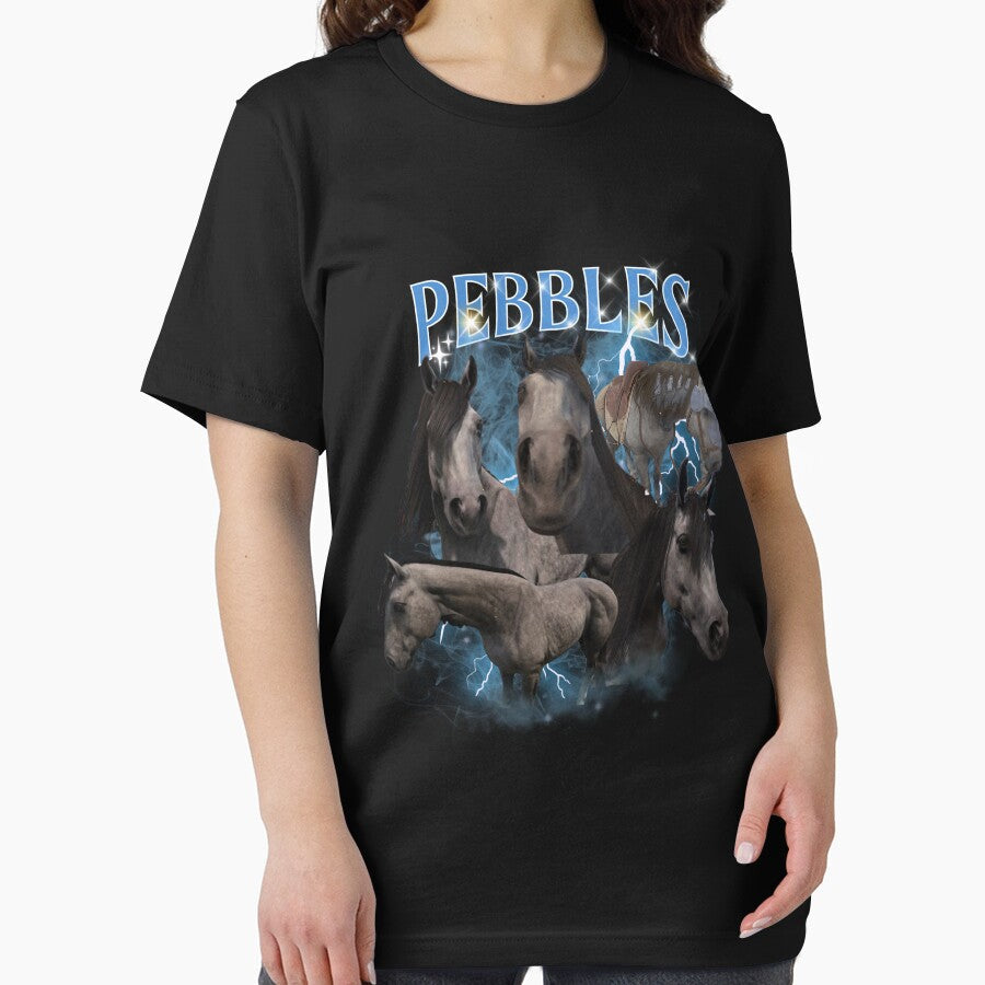 Pebbles Horse KCD2 Vintage t shirt by cryptiddice Unisex , , , Long Sleeve Tee