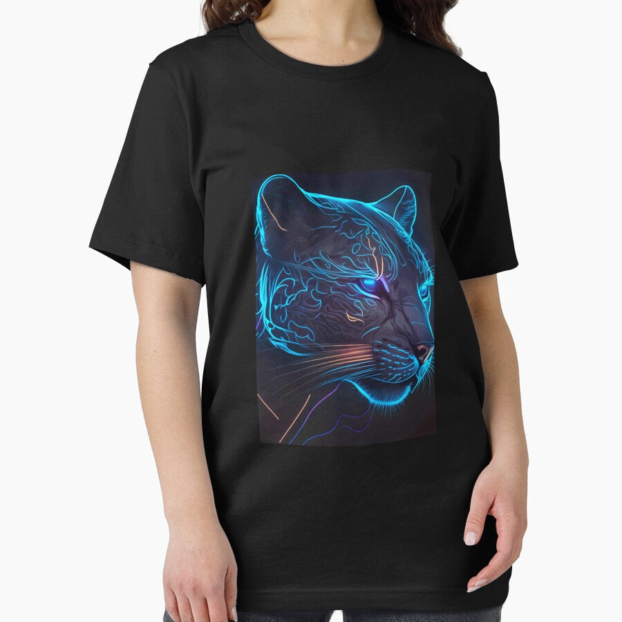 Cool Neon Panther Premium Scoop 1 by MarinaCol5 Unisex , , , Long Sleeve Tee