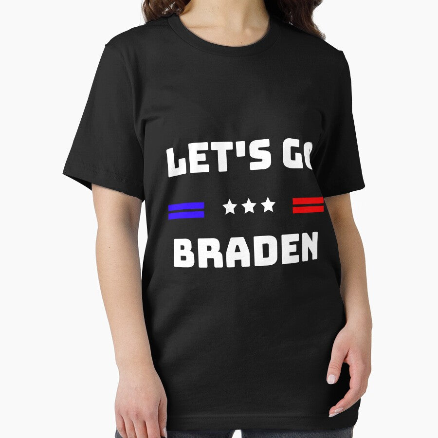 Let's Go Braden Brandon US Flag Funny Trendy by MARCOS LILI Unisex , , , Long Sleeve Tee
