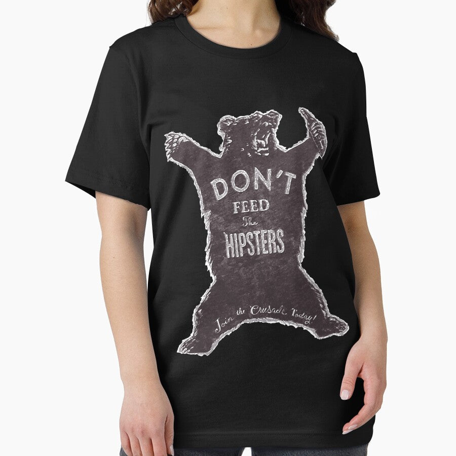 Don’t Feed The Hipsters Premium by HouserRaymond Unisex , , , Long Sleeve Tee