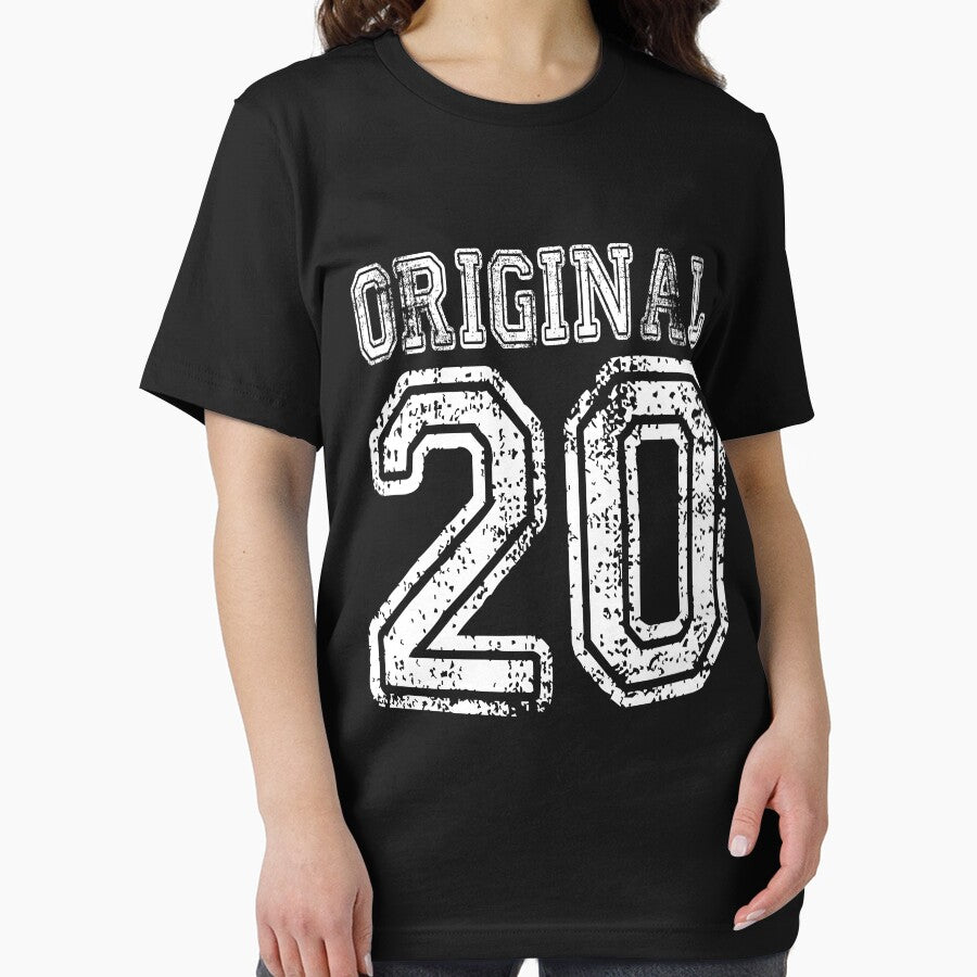 Original 20 2020 1920 Birthday Gift Age Year Old Boy Girl Cute Funny Man Woman Jersey Style by arcadetoystore