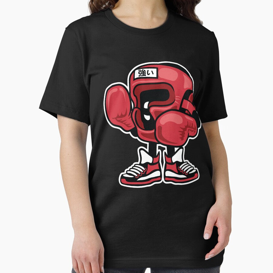 Boxing Champion Cartoon by Cheap Women's Shirts Unisex , , , Long Sleeve Tee