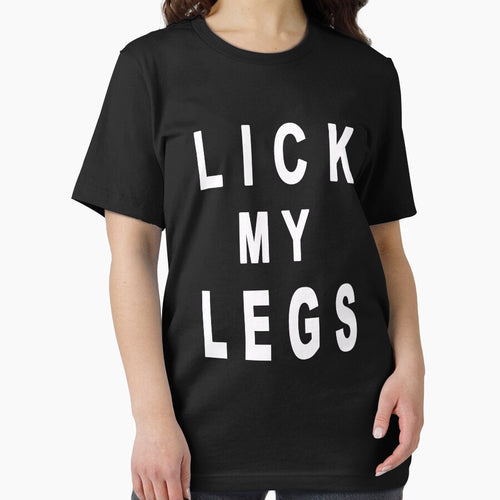 90's Grunge LICK MY LEGS Slogan by wakpowwallop