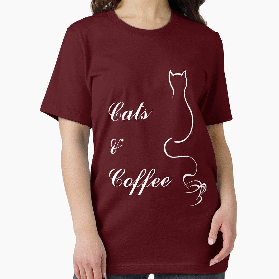 Cute Cats and Coffee by triharder12 Unisex , , , Long Sleeve Tee