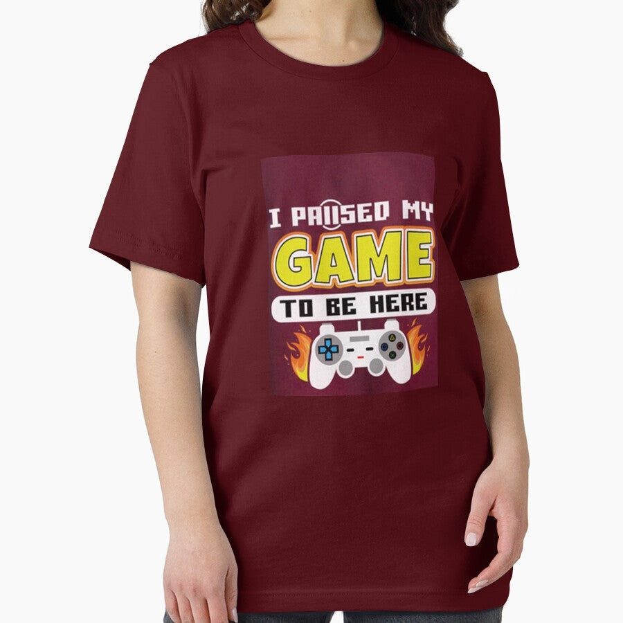 I Paused My Game To Be Here Long Sleeve Shirt, Git For Gamer, Men Women Kids Gamer, Gaming Long Sleeve, Gaming Shirt, Video Game Shirt by Sadokartista